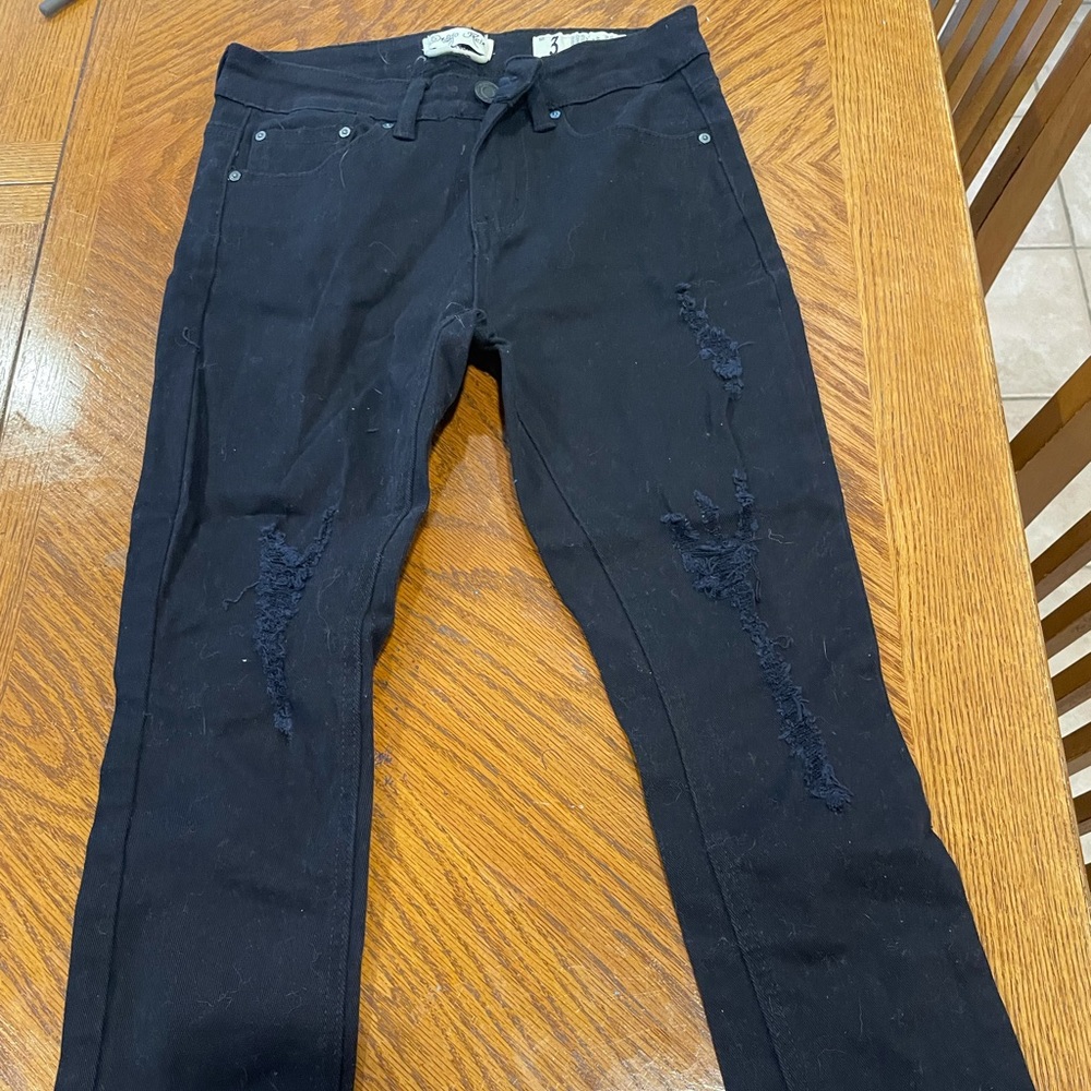 Indigo rein navy capris